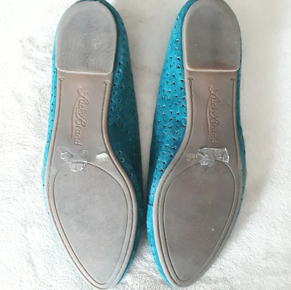 Lucky Brand Emerald Green Archh2 Flats - Picture 9 of 11